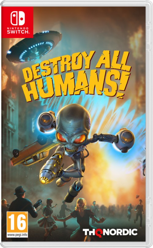 Destroy All Humans! switch box art