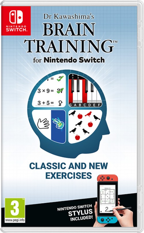 Dr Kawashima’s Brain Training for Nintendo Switch switch box art