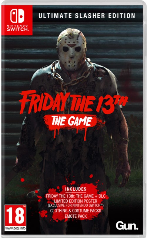 Friday the 13th: The Game Ultimate Slasher Edition switch box art