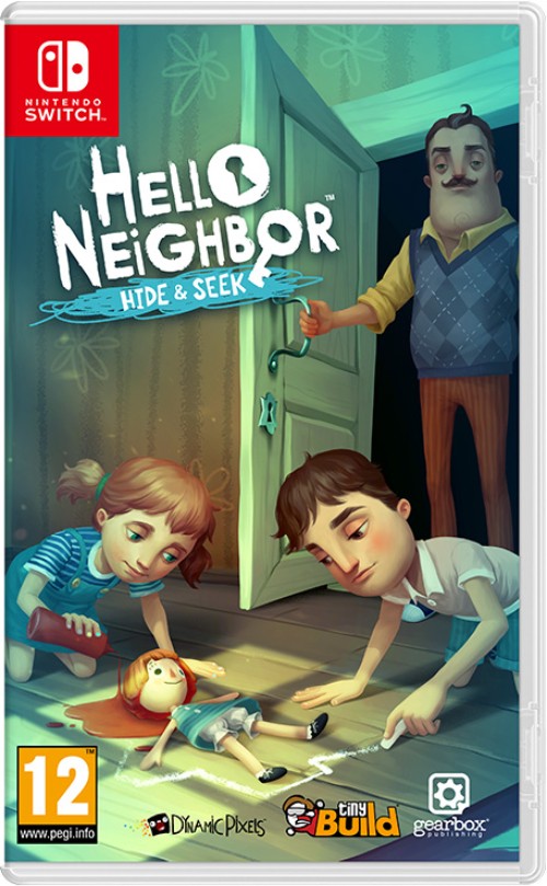 Hello Neighbor Hide and Seek switch box art