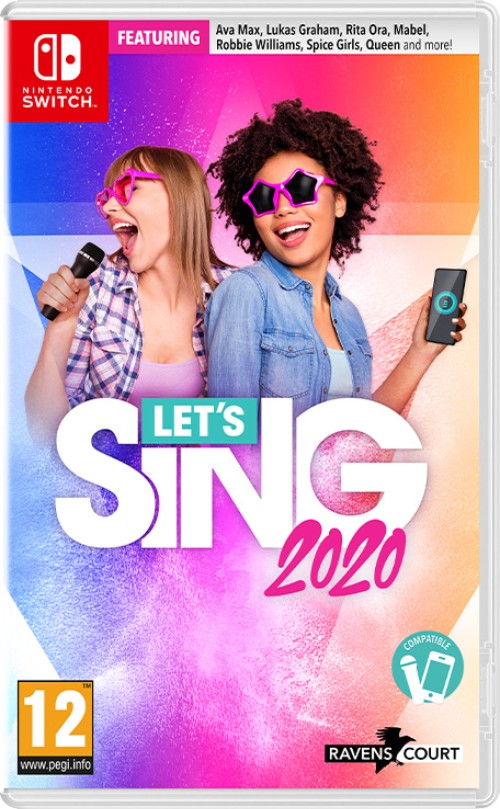 Let's Sing 2020 switch box art