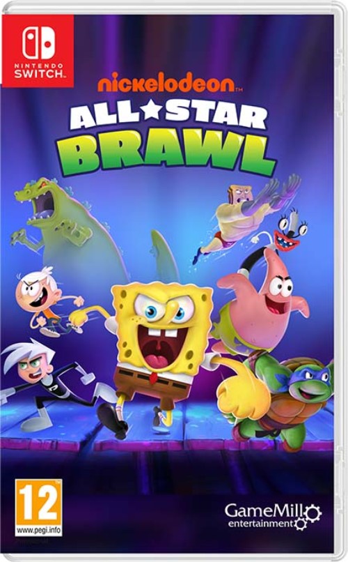 Nickelodeon All-Star Brawl switch box art