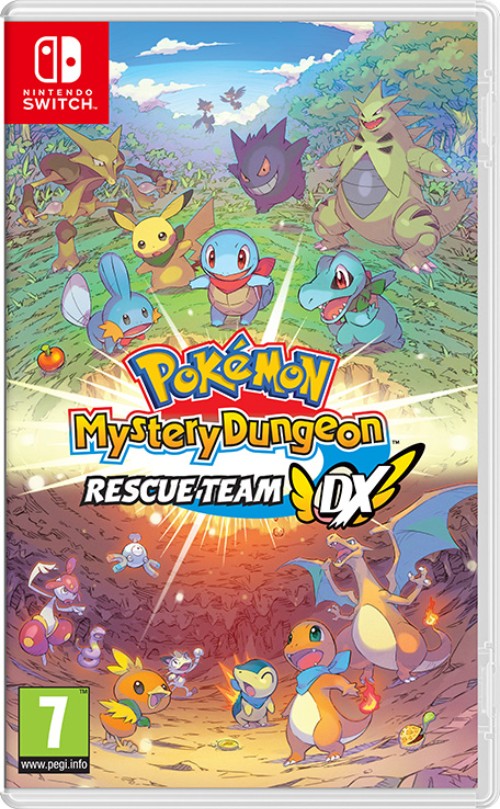 Pokémon Mystery Dungeon: Rescue Team DX switch box art