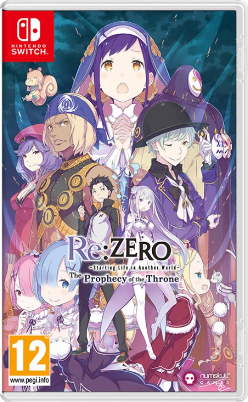Re:ZERO -Starting Life in Another World- The Prophecy of the Throne switch box art