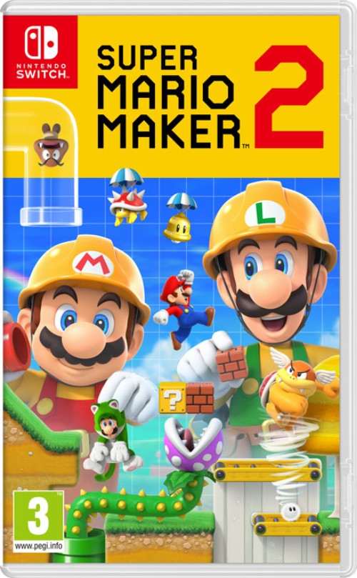 Super Mario Maker 2 switch box art