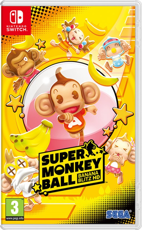 Super Monkey Ball: Banana Blitz HD switch box art
