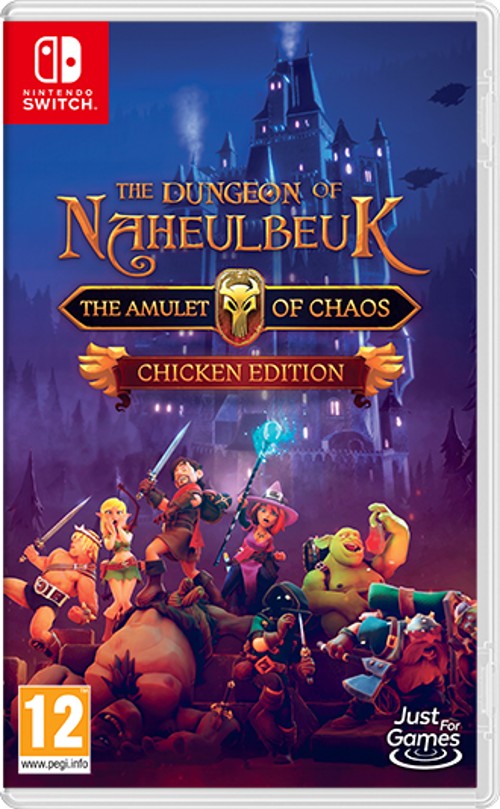 The Dungeon of Naheulbeuk: The Amulet of Chaos - Chicken Edition switch box art