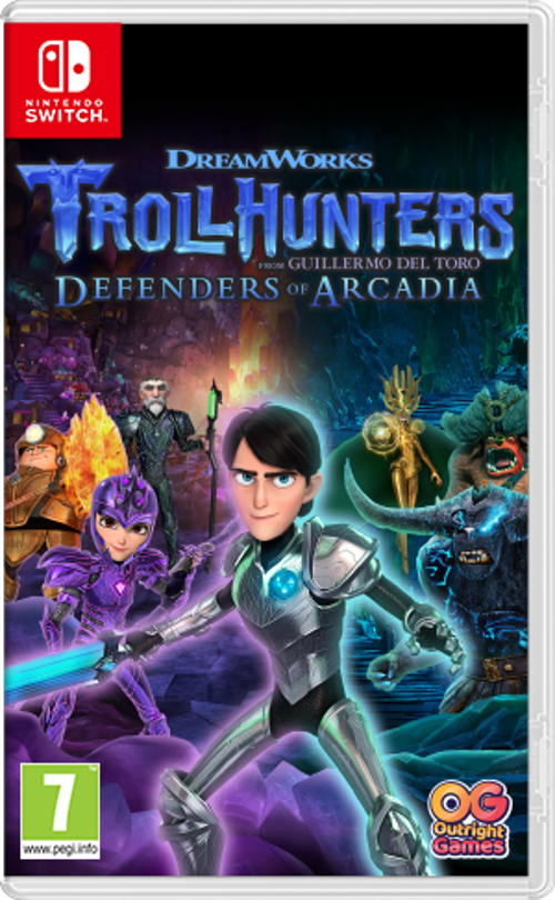 Trollhunters: Defenders of Arcadia switch box art
