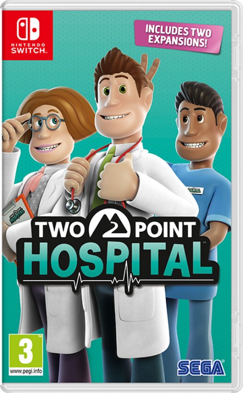 Two Point Hospital: JUMBO Edition switch box art