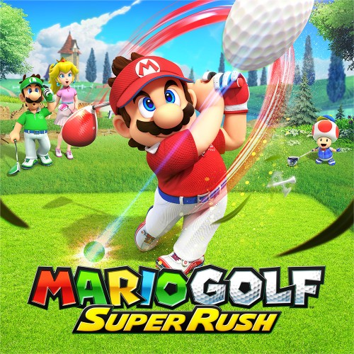 Mario Golf: Super Rush switch box art