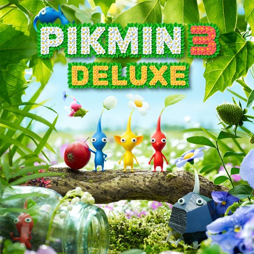 Pikmin 3 Deluxe switch box art