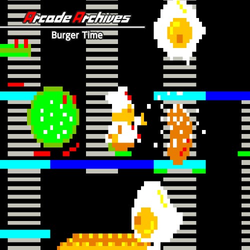 Arcade Archives Burger Time switch box art