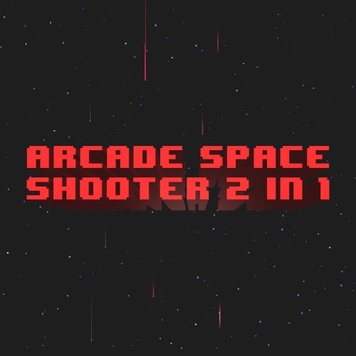 Arcade Space Shooter 2 in 1 switch box art