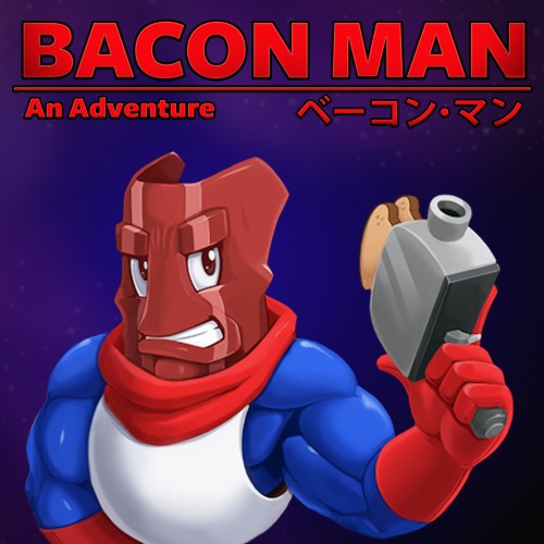 Bacon Man: An Adventure switch box art