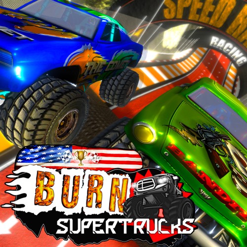 Burn! SuperTrucks switch box art