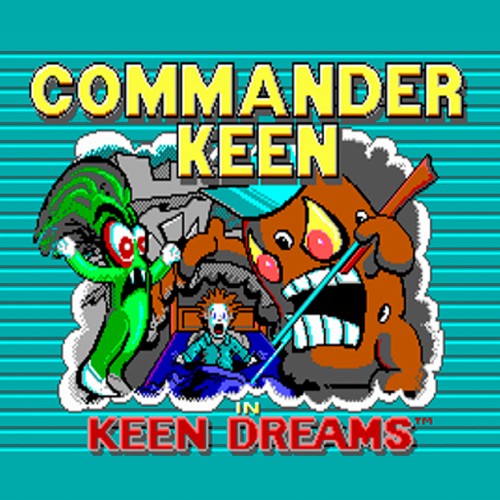 Commander Keen in Keen Dreams switch box art