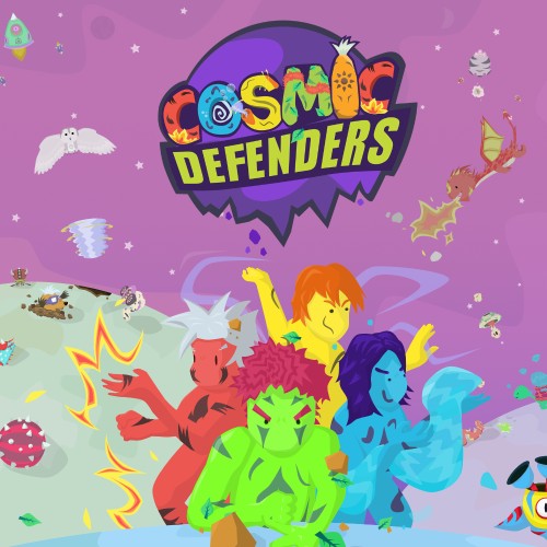 Cosmic Defenders switch box art