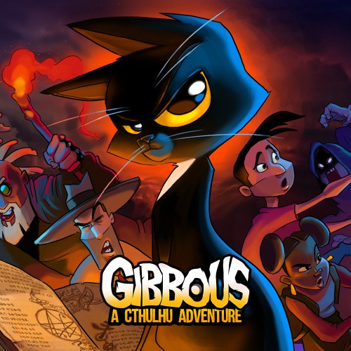 Gibbous - A Cthulhu Adventure switch box art
