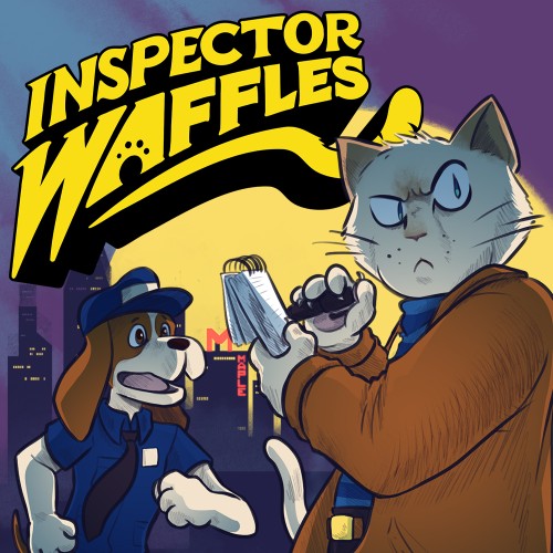 Inspector Waffles switch box art