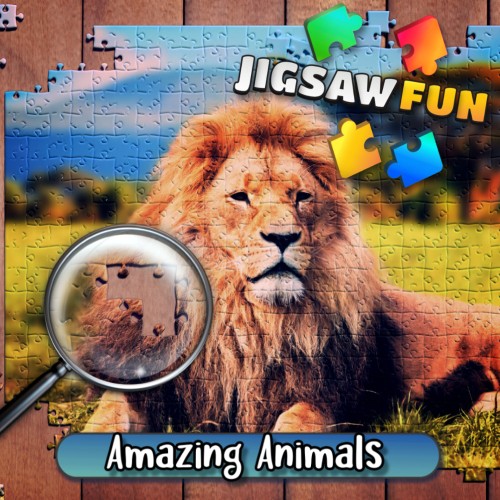 Jigsaw Fun: Amazing Animals switch box art