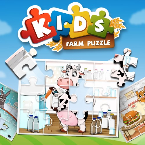 Kids: Farm Puzzle switch box art