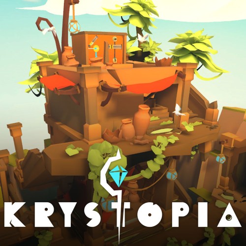 Krystopia: A Puzzle Journey switch box art