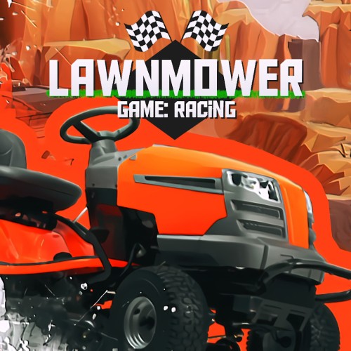 Lawnmower Game: Racing switch box art