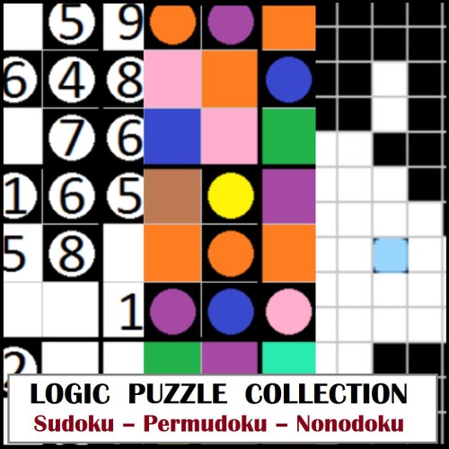Logic Puzzle Collection: Sudoku - Permudoku - Nonodoku switch box art