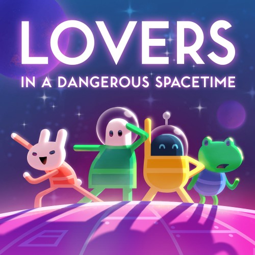 Lovers in a Dangerous Spacetime switch box art
