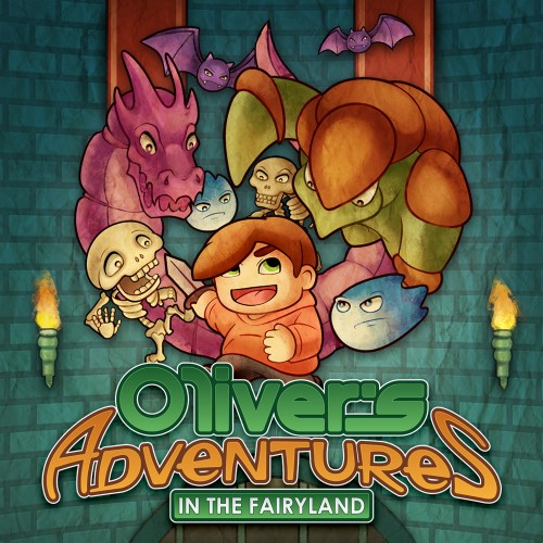 Oliver's Adventures in the Fairyland switch box art