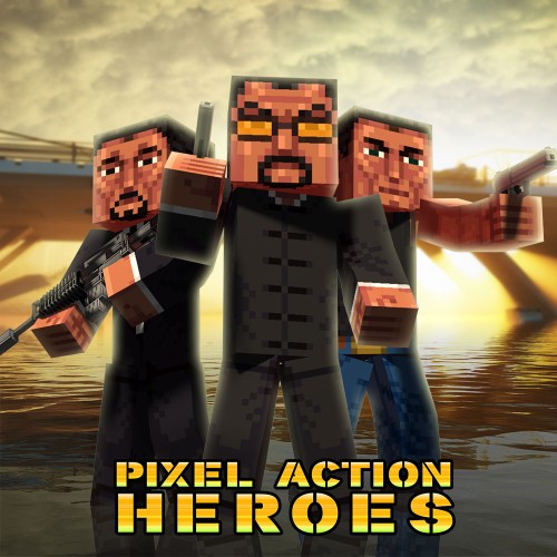 Pixel Action Heroes switch box art