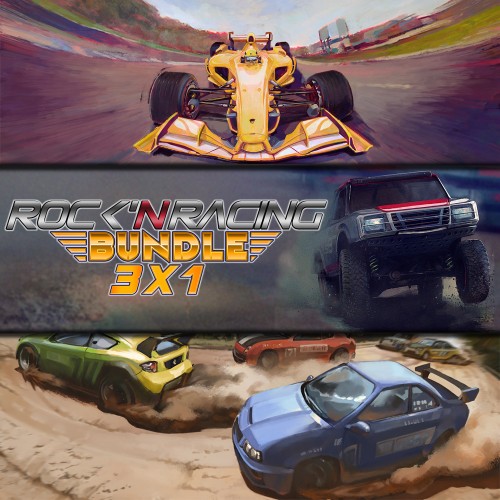 Rock 'N Racing Bundle 3 in 1 switch box art