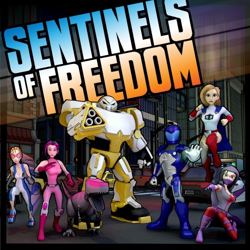 Sentinels of Freedom switch box art