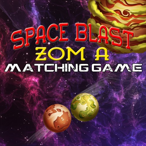Space Blast Zom A Matching Game switch box art