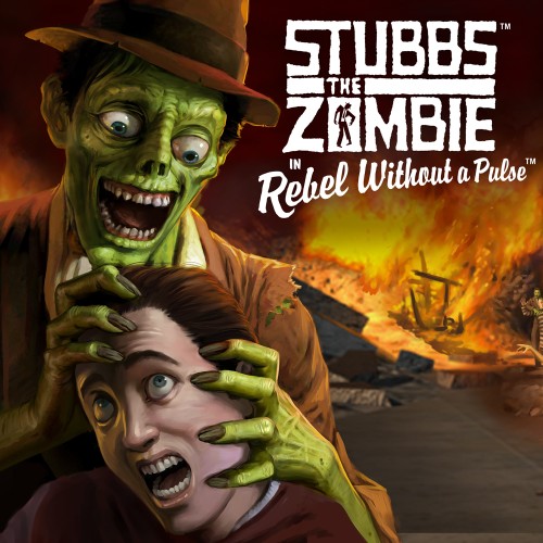 Stubbs the Zombie in Rebel Without a Pulse switch box art