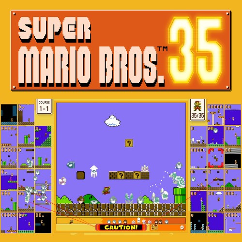 Super Mario Bros. 35 switch box art
