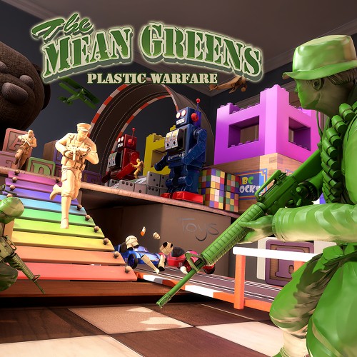 The Mean Greens - Plastic Warfare switch box art