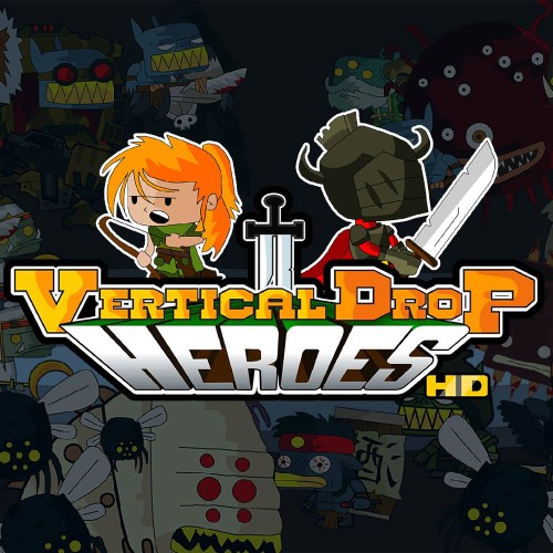 Vertical Drop Heroes HD switch box art